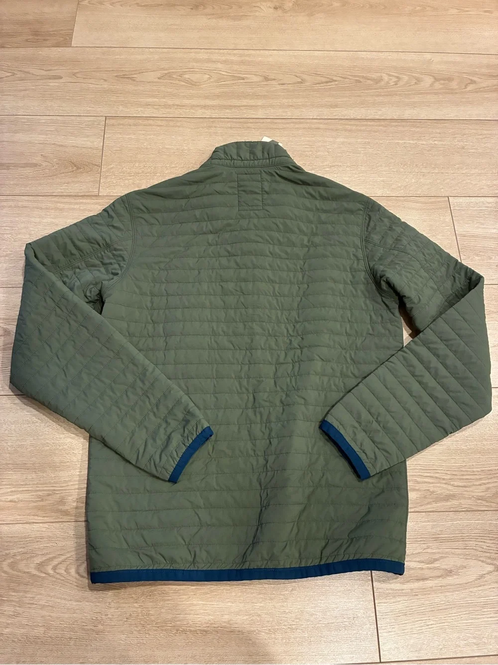 NWT Relwen Men’s Windzip Popover Bright Olive Size S